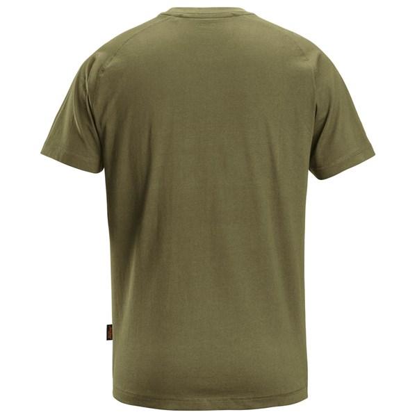 Snickers Logo T-Shirt - Khaki - 2590