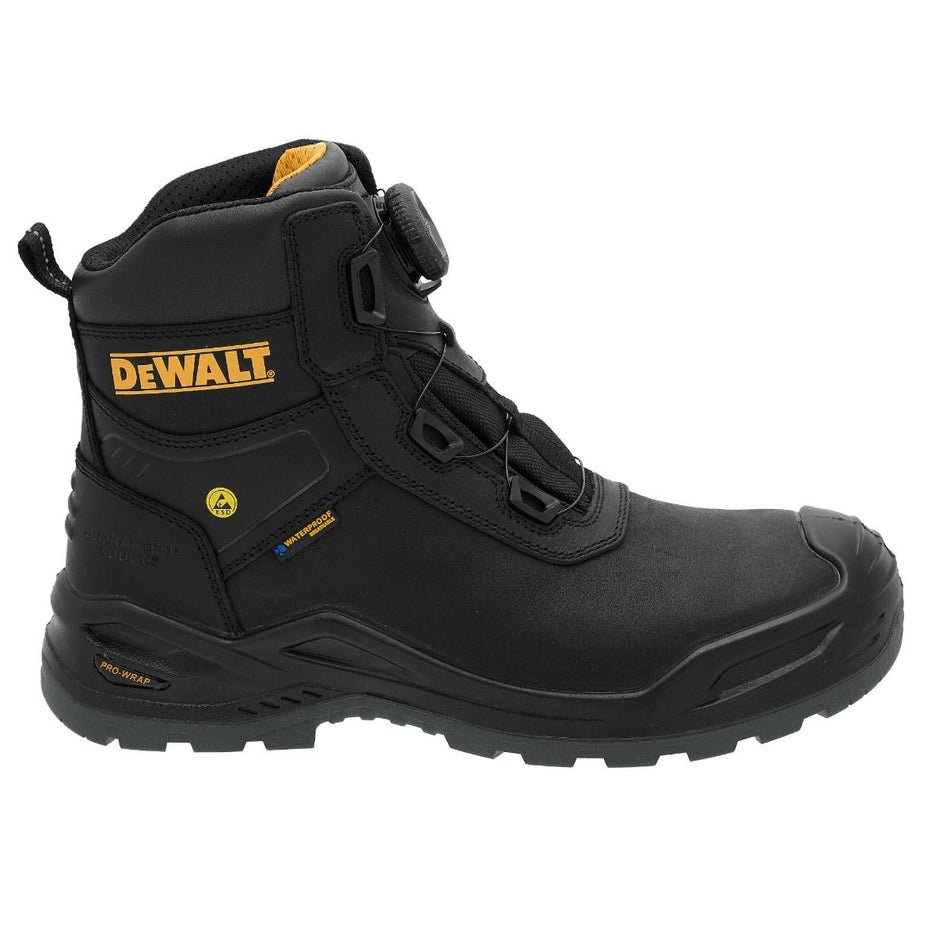 NEW DeWALT Lander BOA Waterproof Boot with ESD - Black