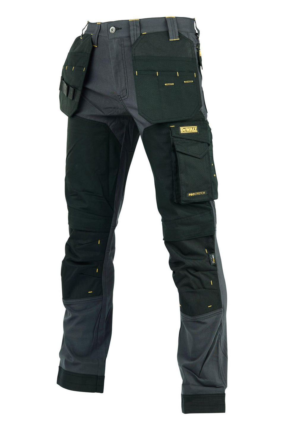DeWALT Memphis Pro Stretch Trousers - Grey/Black