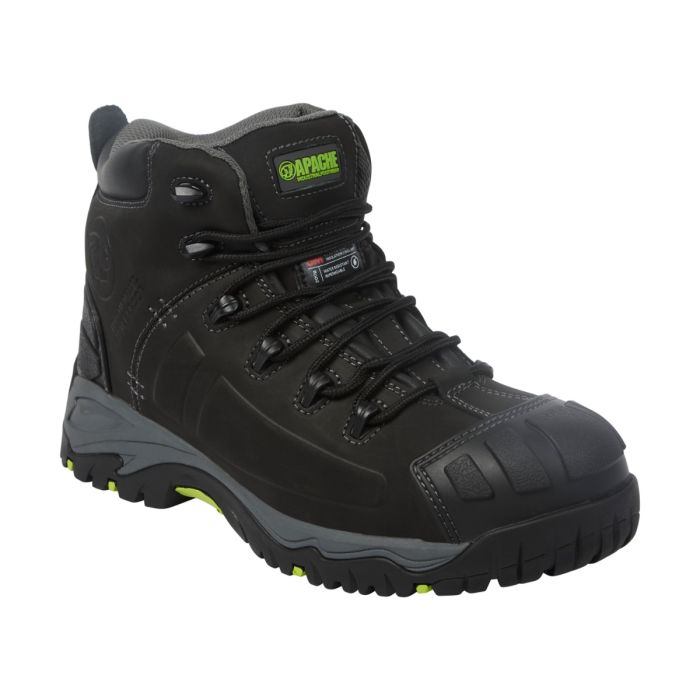 Apache Mercury Black Non-Metallic Waterproof Safety Boot