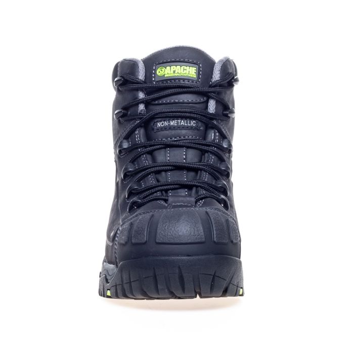 Apache Mercury Black Non-Metallic Waterproof Safety Boot