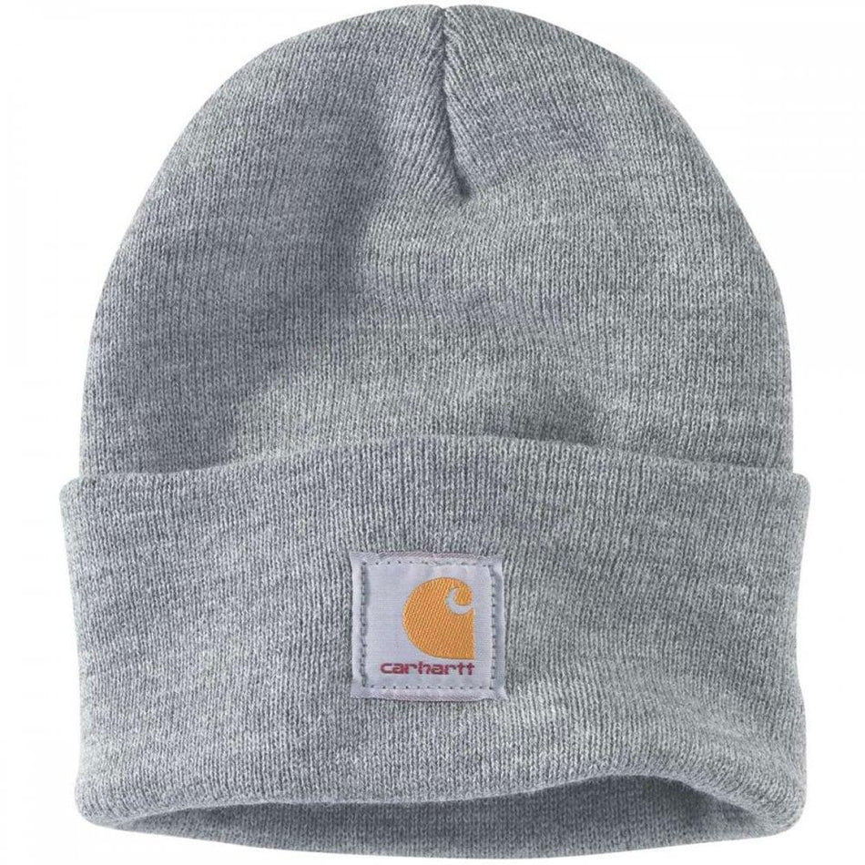 Carhartt Knit Cuffed Beanie - Heather Grey