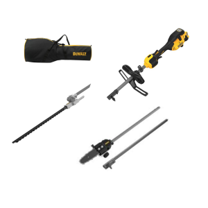 DeWALT 54v Split Boom Pre-Season Bundle - DCMAS5713 Kit with Pole Saw and Hedge Trimmer Attachments & FREE Carry Bag